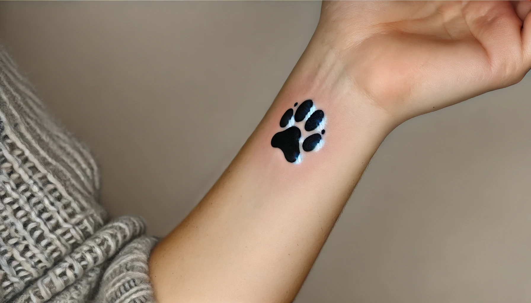 Dog Paw Tattoo