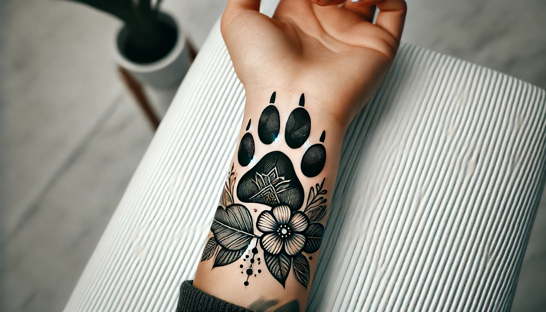 Dog Paw Tattoo